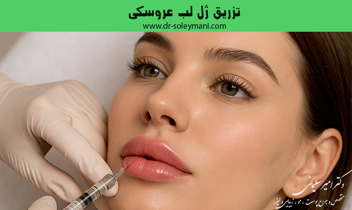 تزریق ژل لب عروسکی